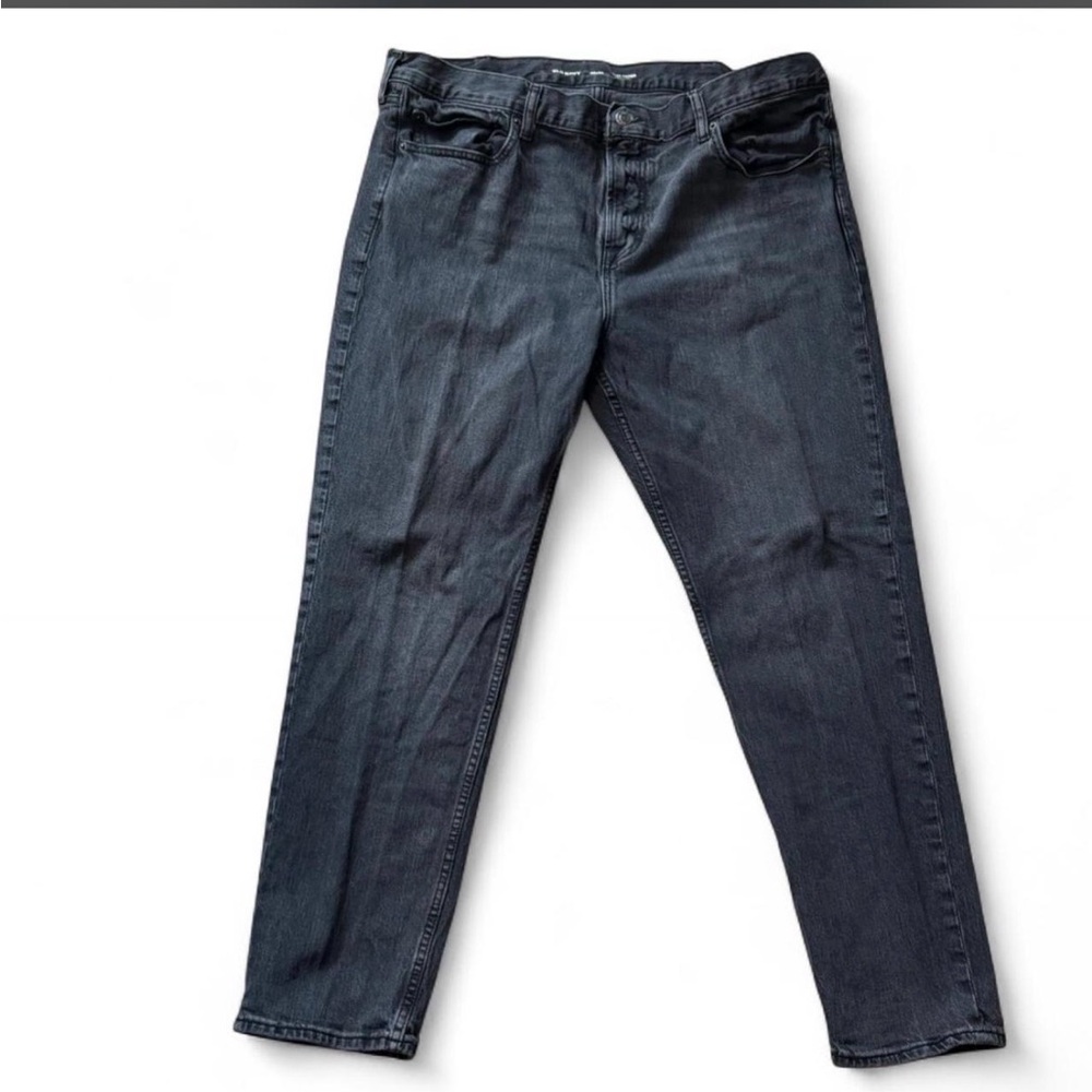 Old Navy Men's Dark Gray Straight Jeans